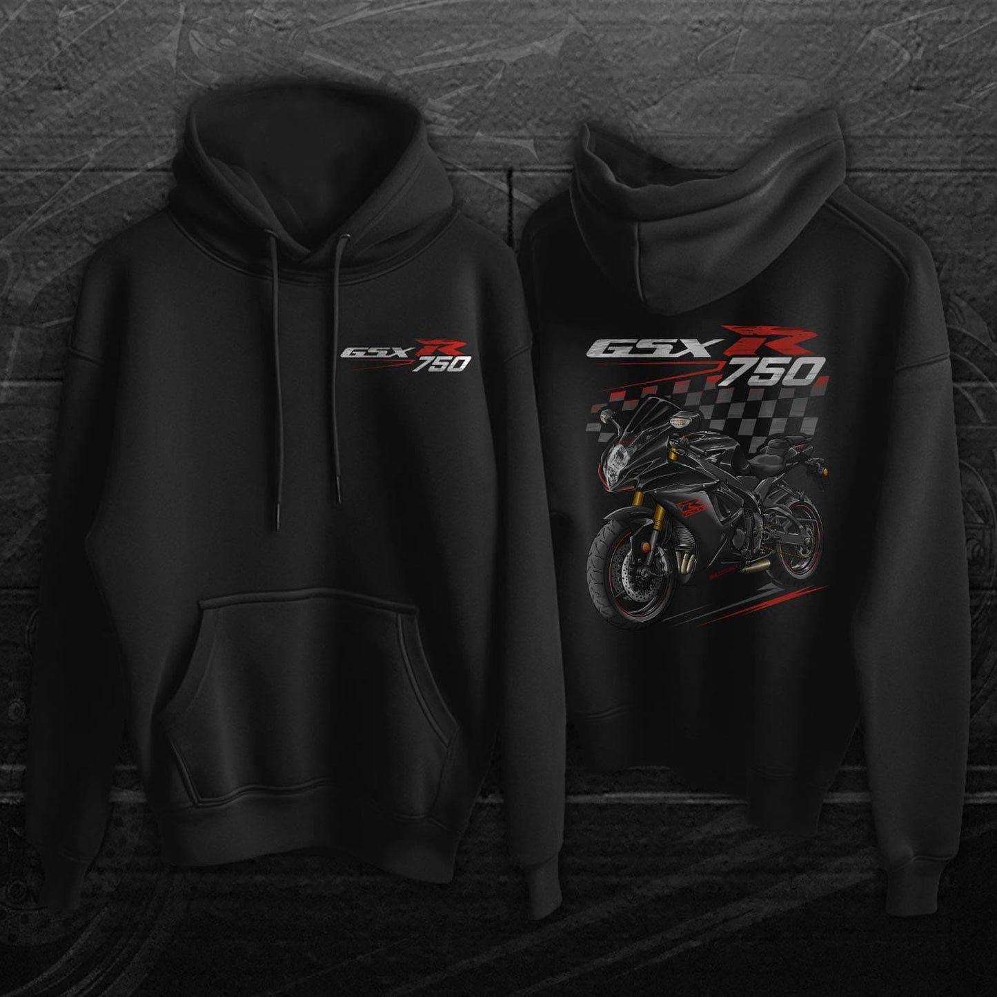 Suzuki GSX-R750 2017-20 Inspired Hoodie - Motorcycle Sweatshirt