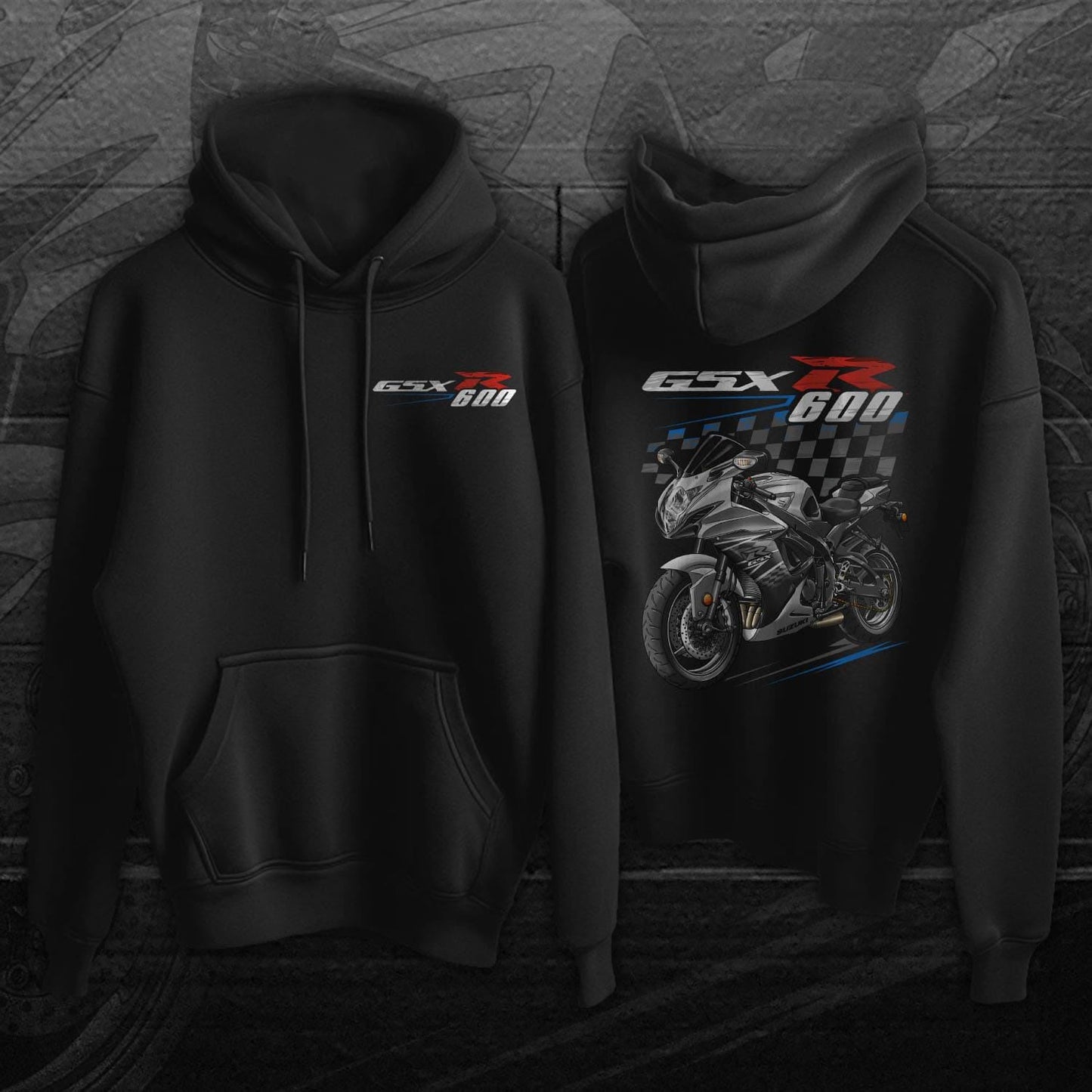 Suzuki GSX-R600 2011-15 Inspired Hoodie - Motorcycle Sweatshirt