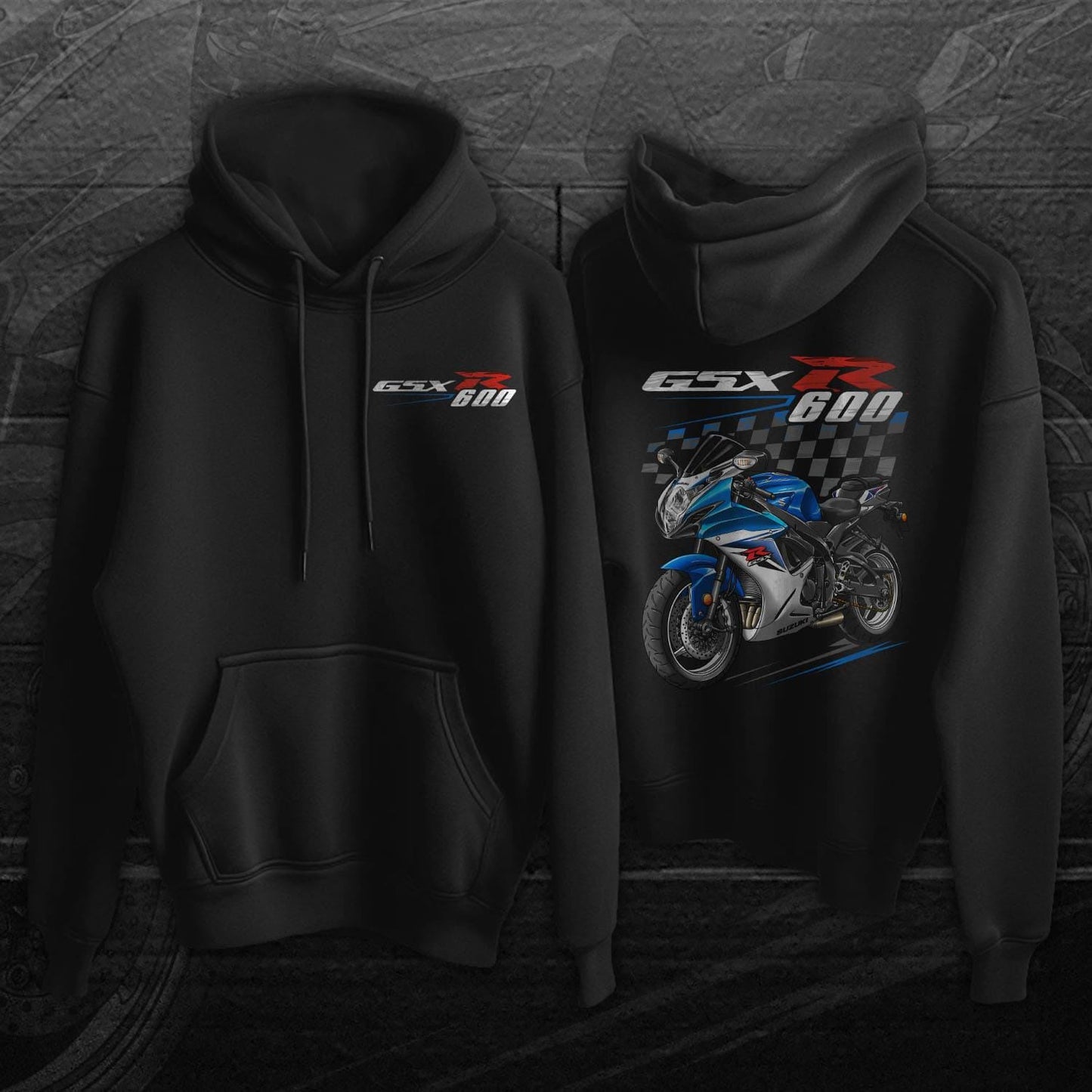 Suzuki GSX-R600 2011-15 Inspired Hoodie - Motorcycle Sweatshirt