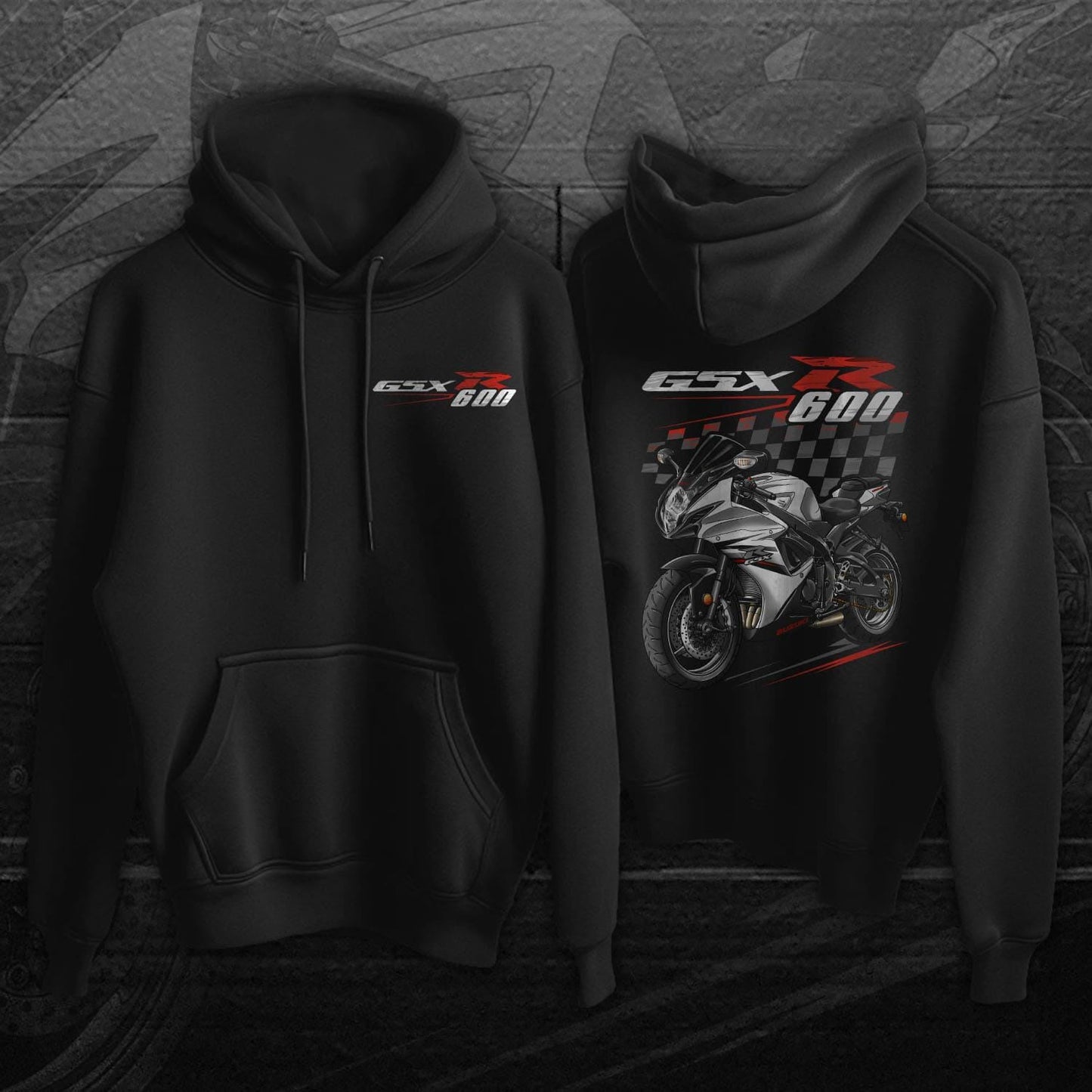 Suzuki GSX-R600 2011-15 Inspired Hoodie - Motorcycle Sweatshirt