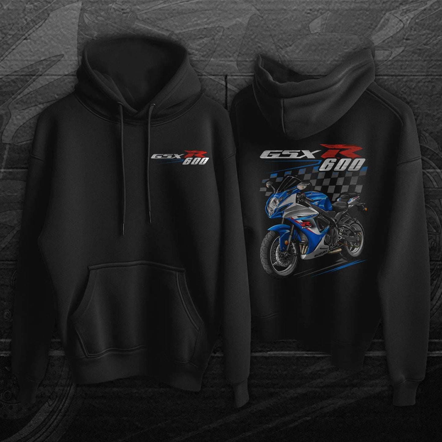 Suzuki GSX-R600 2011-15 Inspired Hoodie - Motorcycle Sweatshirt
