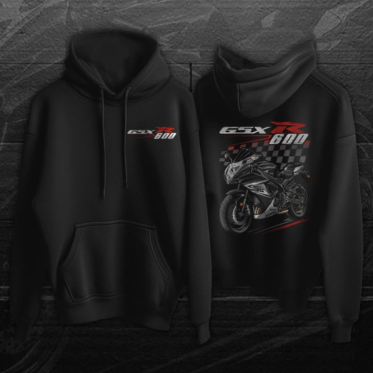 Suzuki GSX-R600 2011-15 Inspired Hoodie - Motorcycle Sweatshirt