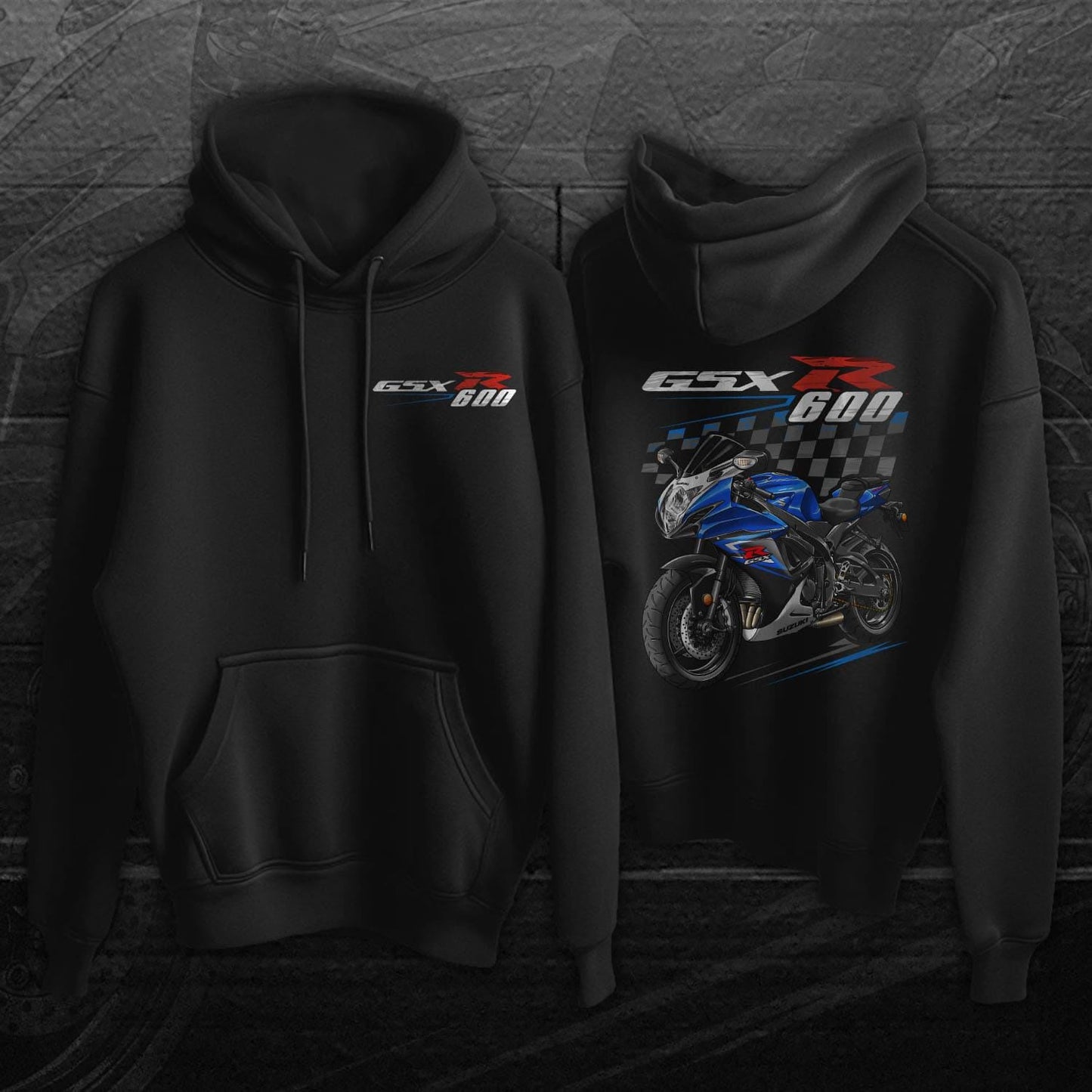 Suzuki GSX-R600 2011-15 Inspired Hoodie - Motorcycle Sweatshirt