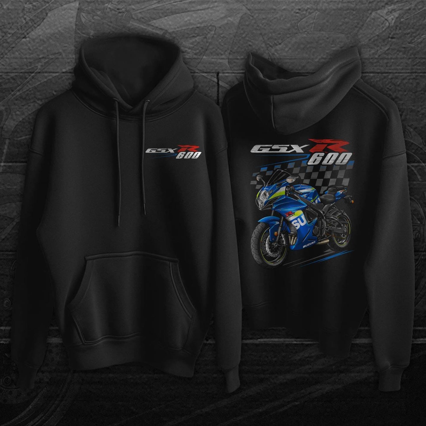 Suzuki GSX-R600 2011-15 Inspired Hoodie - Motorcycle Sweatshirt