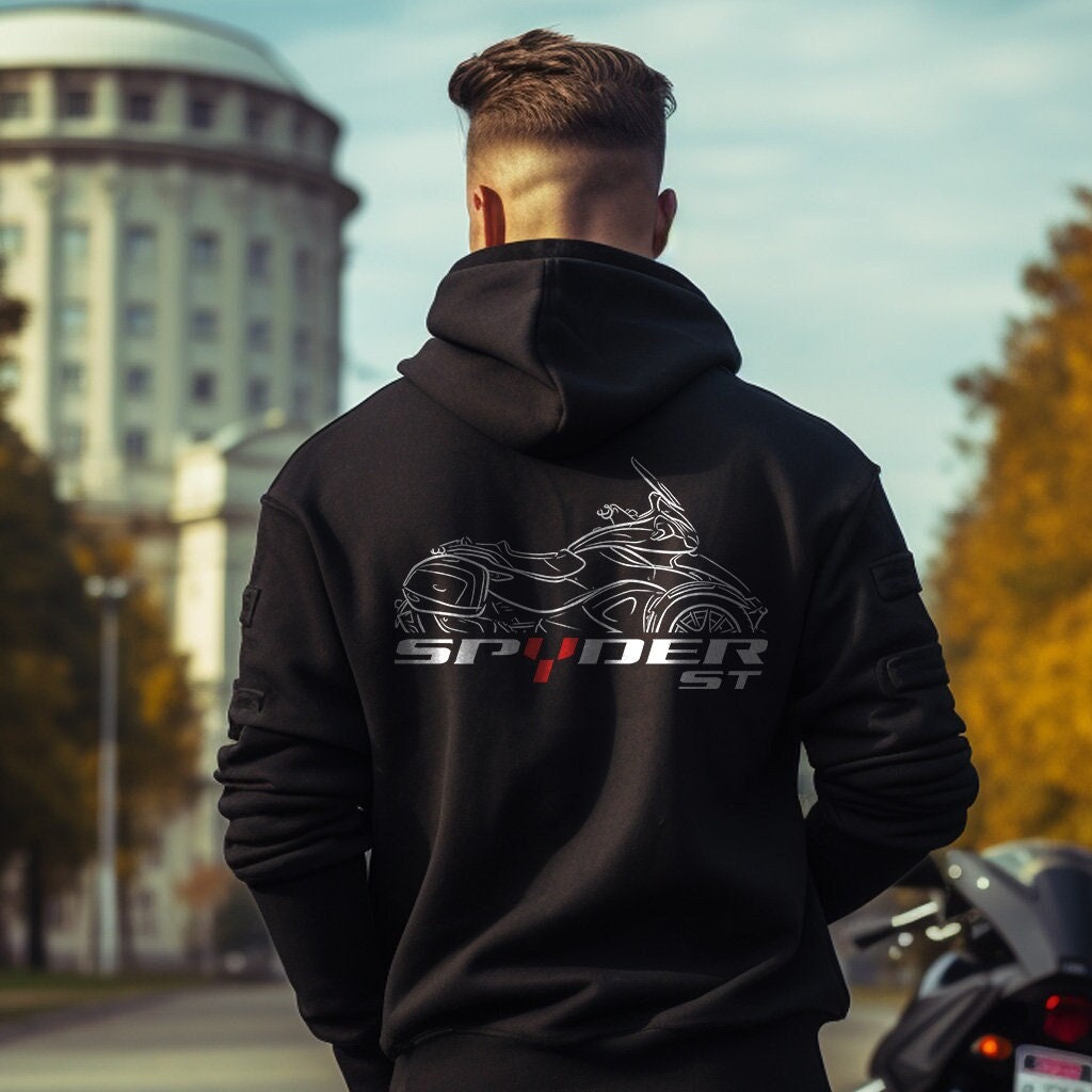 Can-Am Spyder ST Hoodie - Motorcycle Sweatshirt for Riders