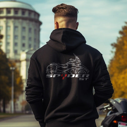 Can-Am Spyder ST Hoodie - Motorcycle Sweatshirt for Riders