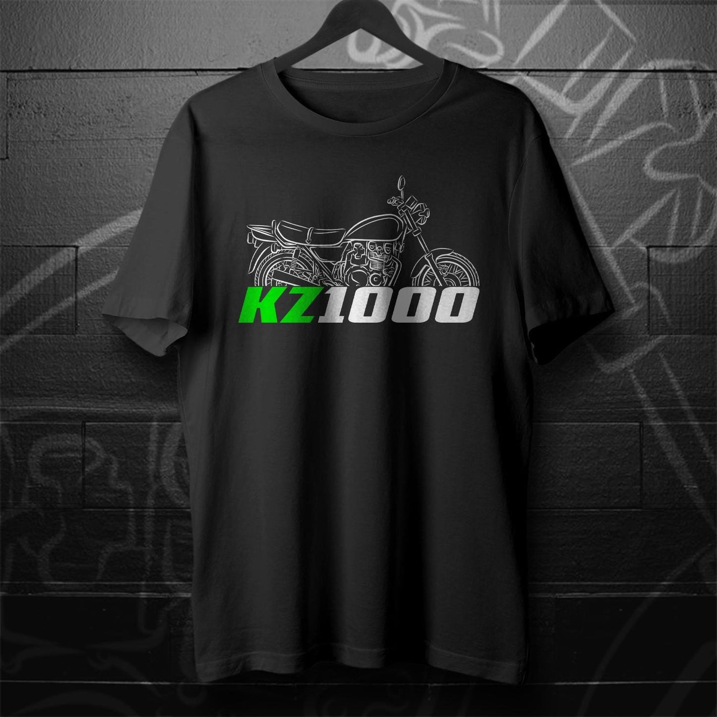 Kawasaki Z1000 & KZ1000 Inspired T-Shirt - Motorcycle Tee Shirt for Riders