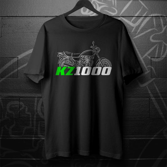 Kawasaki Z1000 & KZ1000 Inspired T-Shirt - Motorcycle Tee Shirt for Riders