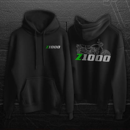 Kawasaki Z1000 & KZ1000 Inspired Hoodie - Motorcycle Sweatshirt for Riders