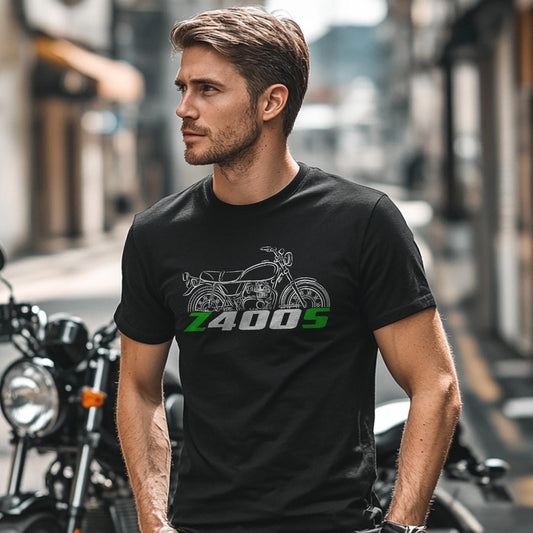 Kawasaki Z400S & KZ400S Inspired T-Shirt - Motorcycle Tee Shirt for Riders