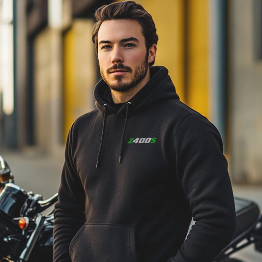 Kawasaki Z400S & KZ400S Inspired Hoodie - Motorcycle Sweatshirt for Riders