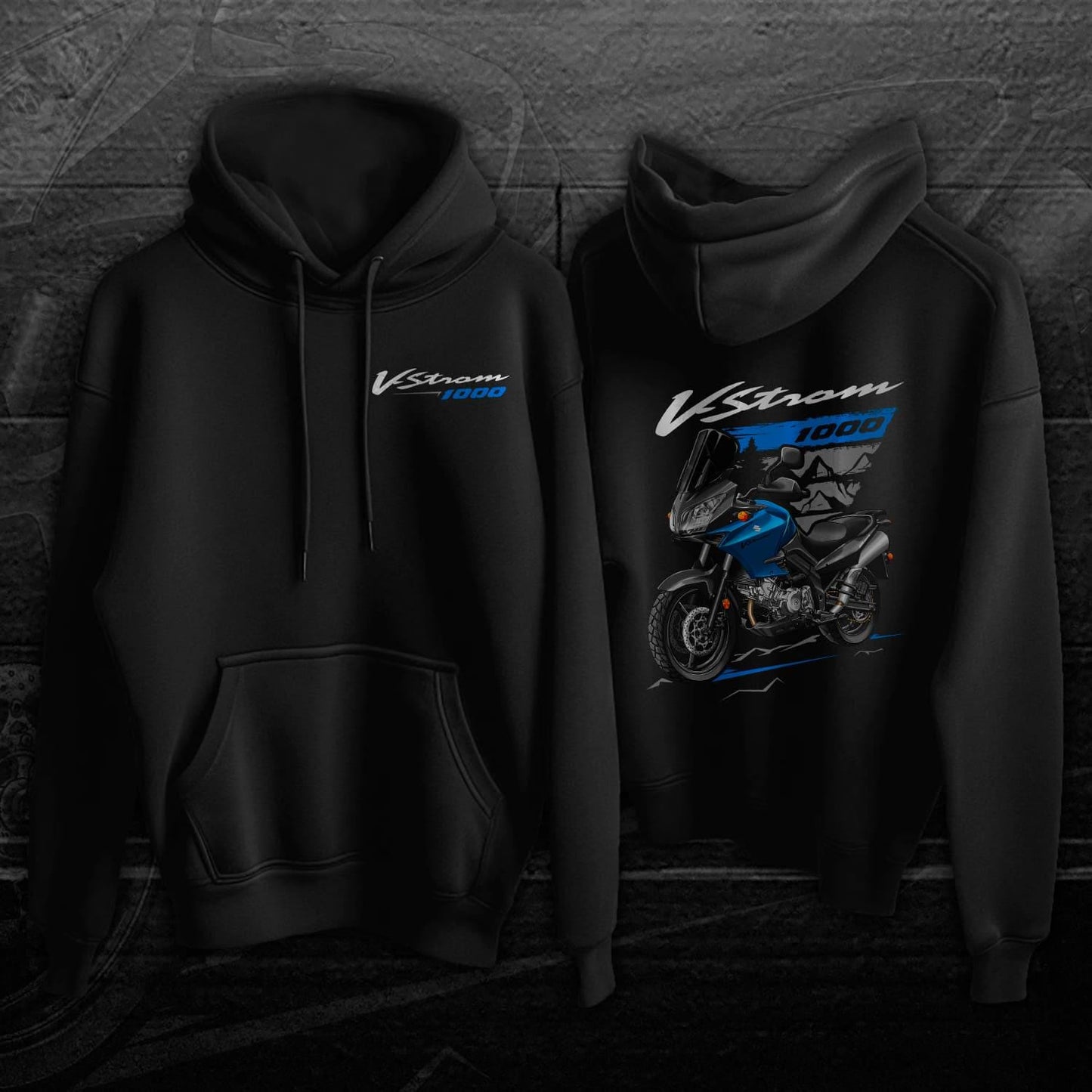 Suzuki V-Strom 1000 2007-12 Inspired Hoodie - Motorcycle Sweatshirt