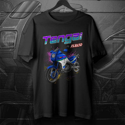 Kawasaki KLR 650 B Tengai T-Shirt - Motorcycle Tee Shirt for Riders