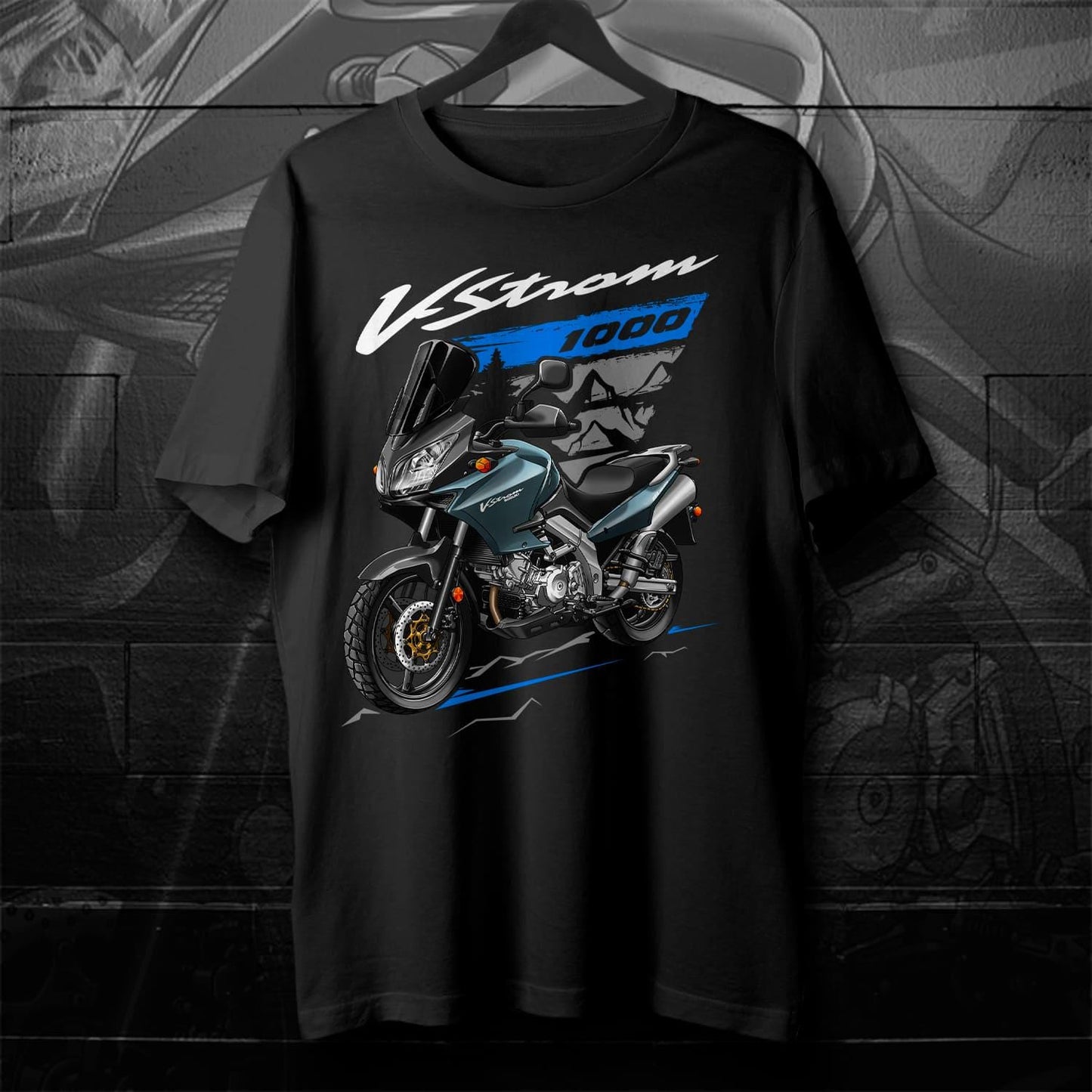 Suzuki V-Strom 1000 2002-06 Inspired T-Shirt - Motorcycle Tee Shirt