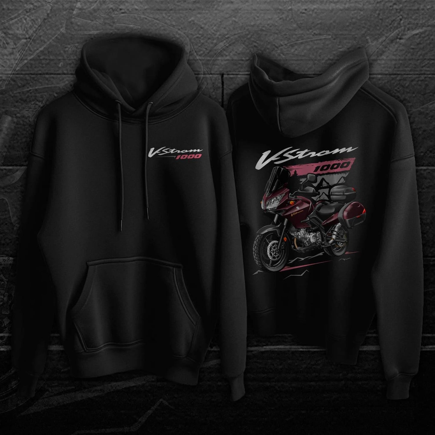 Suzuki V-Strom 1000 2007-12 Inspired Hoodie - Motorcycle Sweatshirt