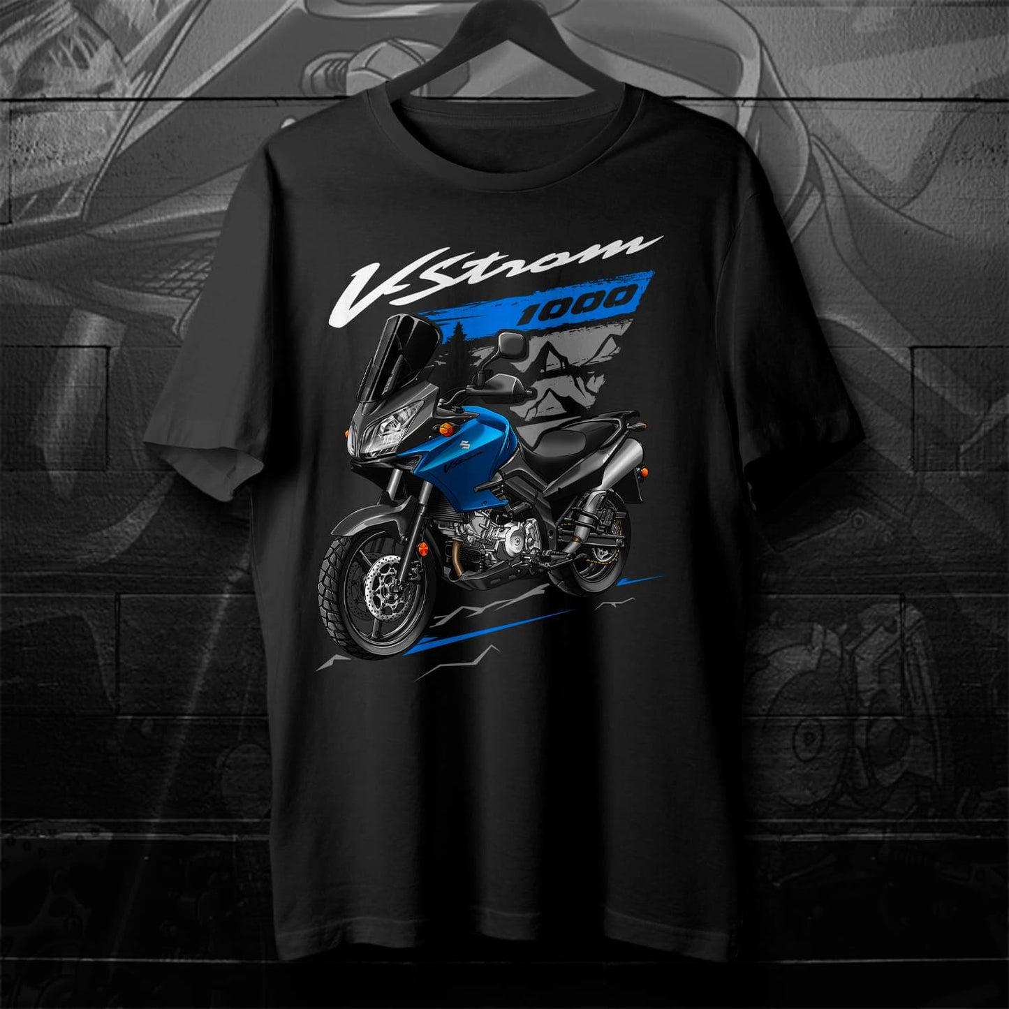 Suzuki V-Strom 1000 2007-12 Inspired T-Shirt - Motorcycle Tee Shirt