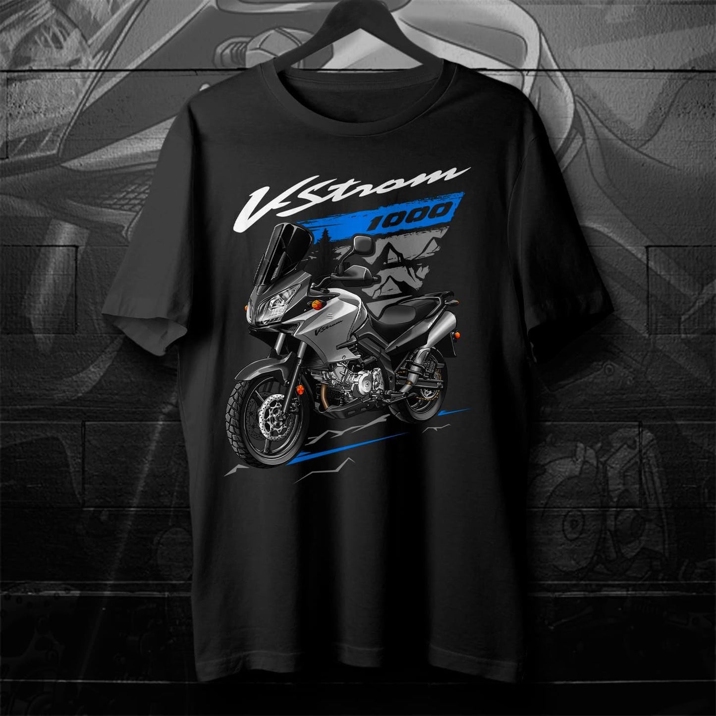 Suzuki V-Strom 1000 2007-12 Inspired T-Shirt - Motorcycle Tee Shirt