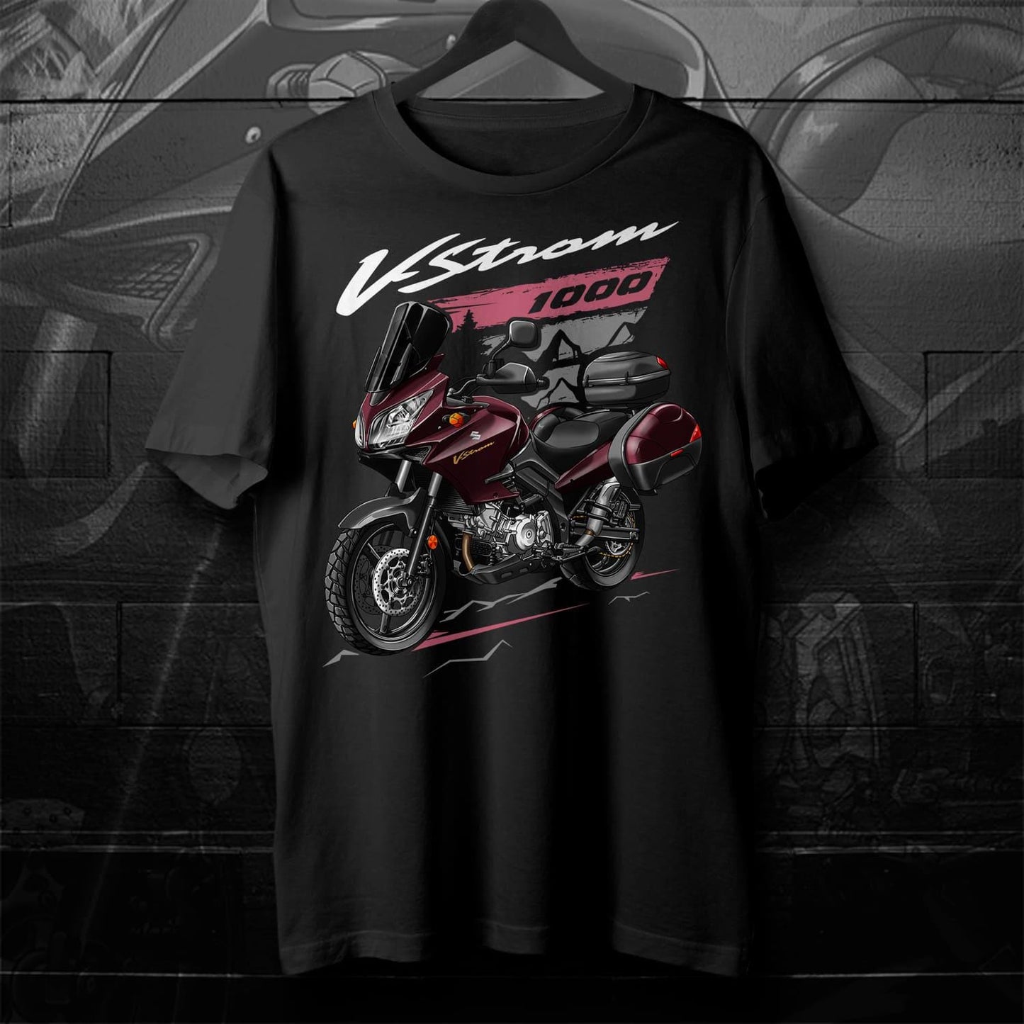 Suzuki V-Strom 1000 2007-12 Inspired T-Shirt - Motorcycle Tee Shirt