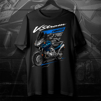 Suzuki V-Strom 1000 2002-06 Inspired T-Shirt - Motorcycle Tee Shirt