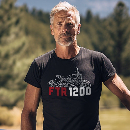 Indian FTR 1200 T-Shirt - Motorcycle Tee Shirt for Biker