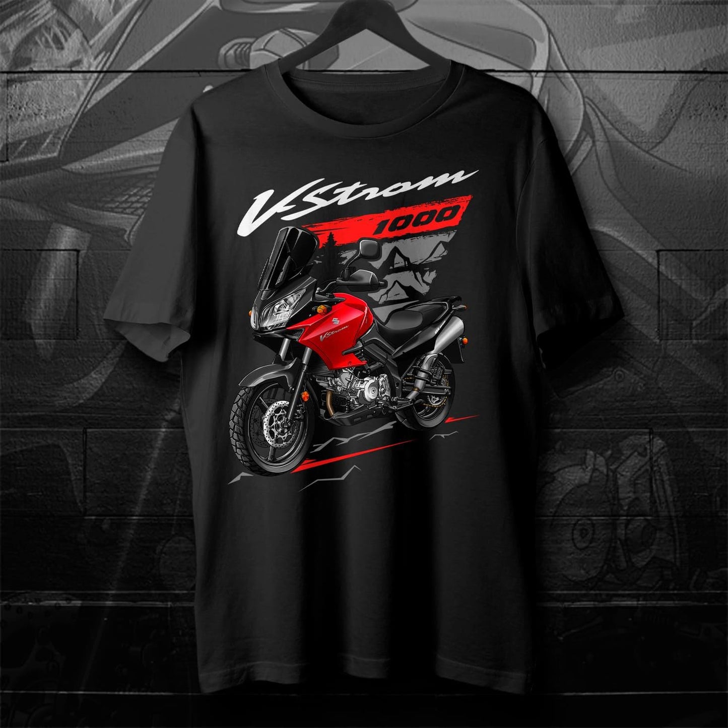 Suzuki V-Strom 1000 2007-12 Inspired T-Shirt - Motorcycle Tee Shirt