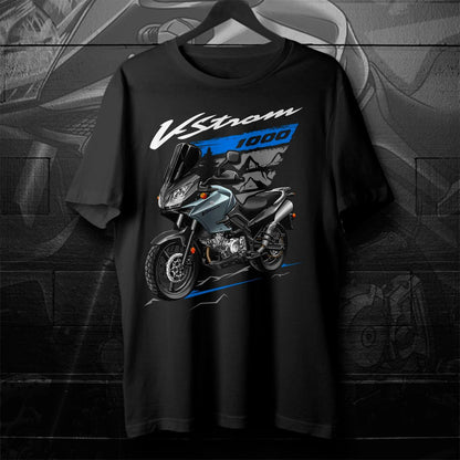 Suzuki V-Strom 1000 2002-06 Inspired T-Shirt - Motorcycle Tee Shirt