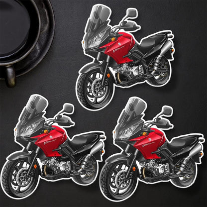 Suzuki V-Strom 1000 2007-12 Inspired Stickers - Set of 3 Biker Motorcycle Decals