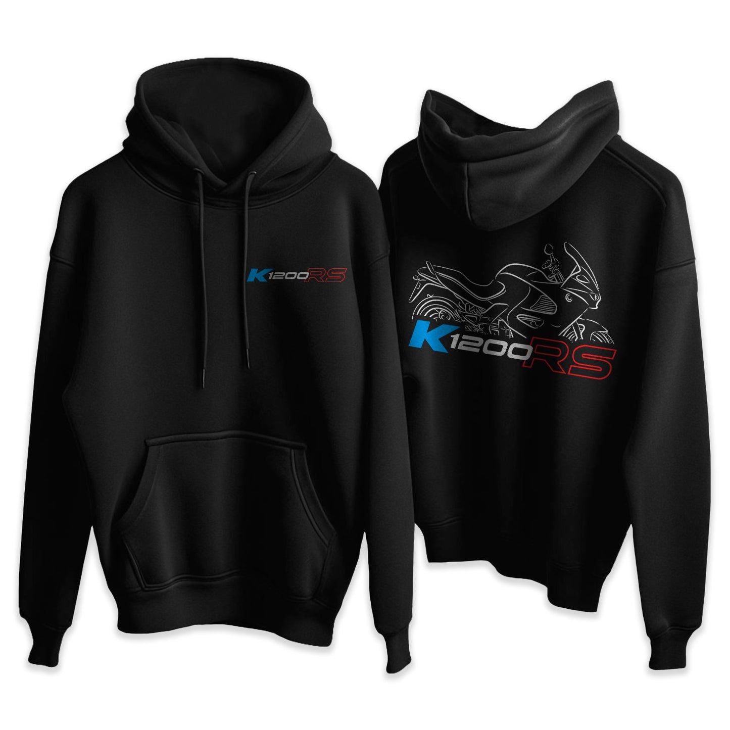 BMW K1200RS Hoodie - Motorcycle Sweatshirt for Motorrad Riders
