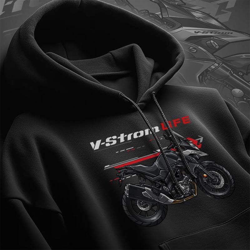 Suzuki V-Strom 650 2019-23 Inspired Hoodie - Motorcycle Sweatshirt