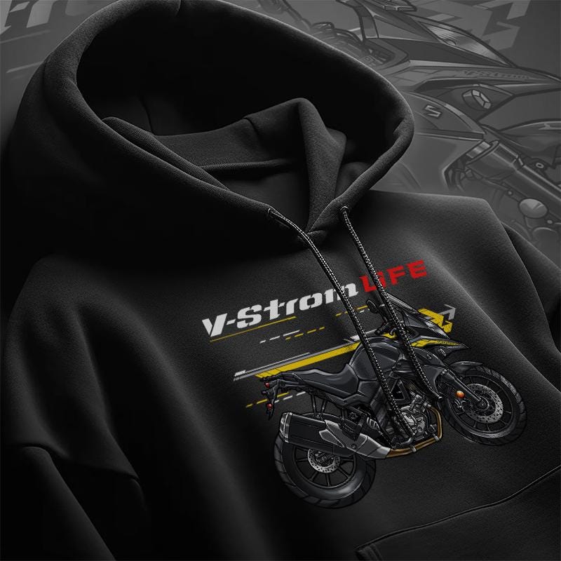 Suzuki V-Strom 650 2019-23 Inspired Hoodie - Motorcycle Sweatshirt