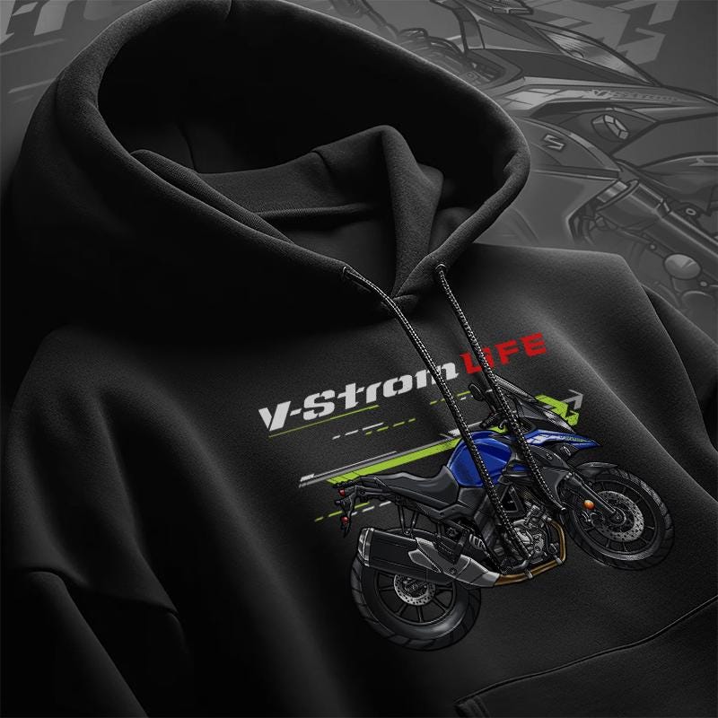 Suzuki V-Strom 650 2019-23 Inspired Hoodie - Motorcycle Sweatshirt