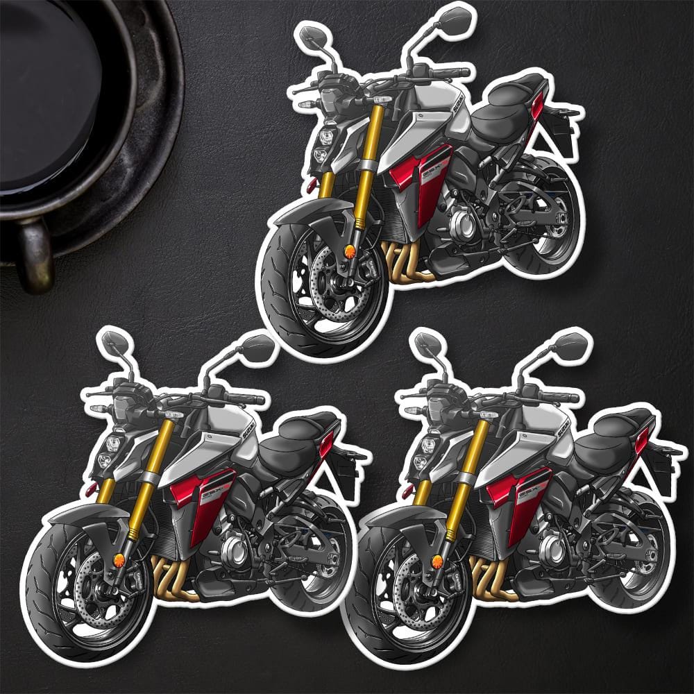 Suzuki GSX-S 1000 2021-24 Inspired Stickers - Set of 3 Biker Motorcycle Decals