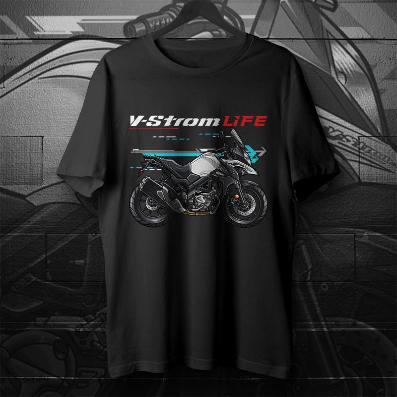 Suzuki V-Strom 650 2019-23 Inspired T-Shirt - Motorcycle Tee Shirt