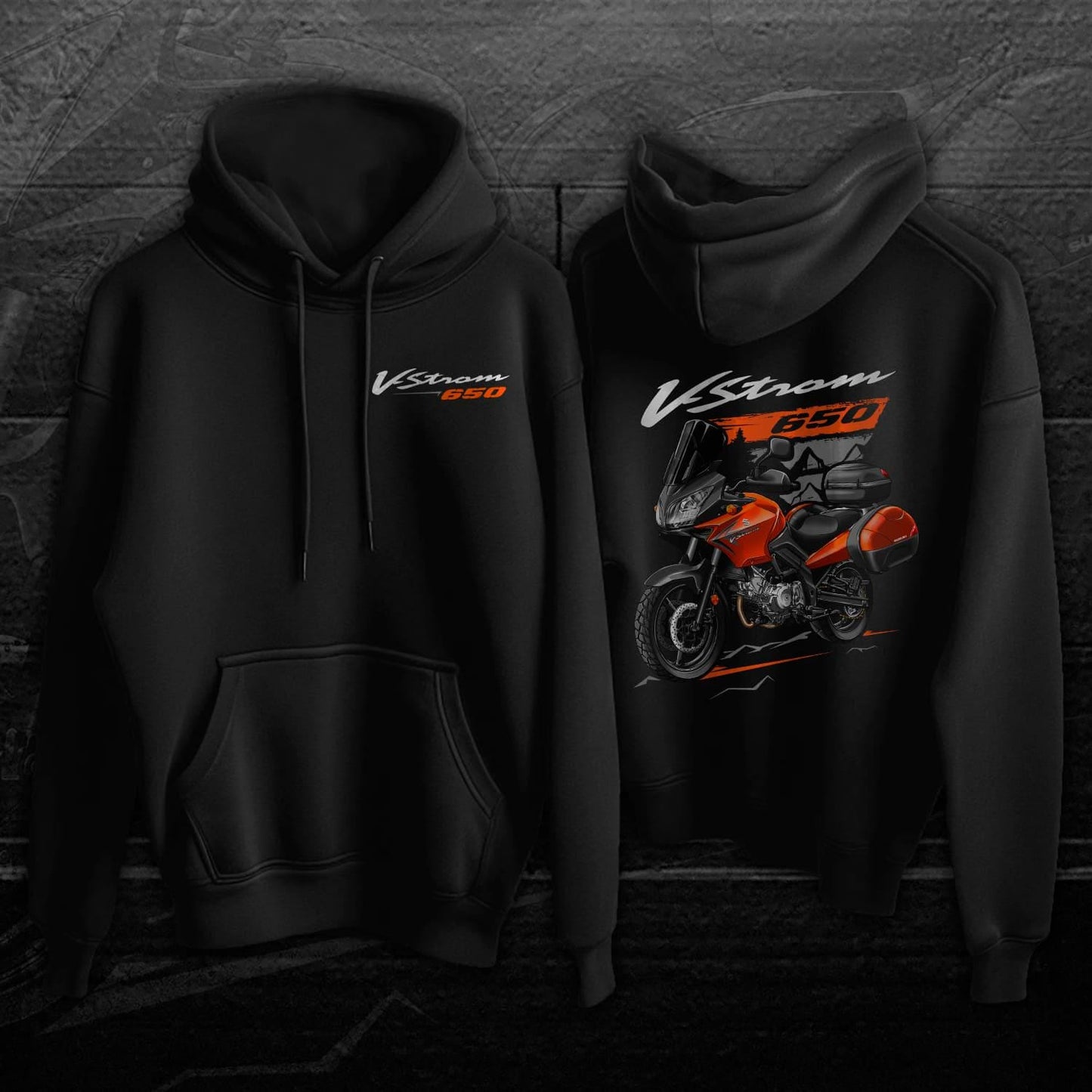 Suzuki V-Strom 650 2006-11 Inspired Hoodie - Motorcycle Sweatshirt