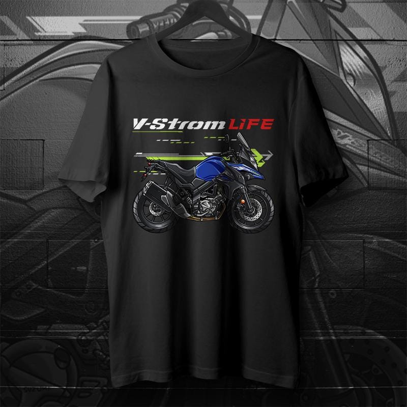 Suzuki V-Strom 650 2019-23 Inspired T-Shirt - Motorcycle Tee Shirt