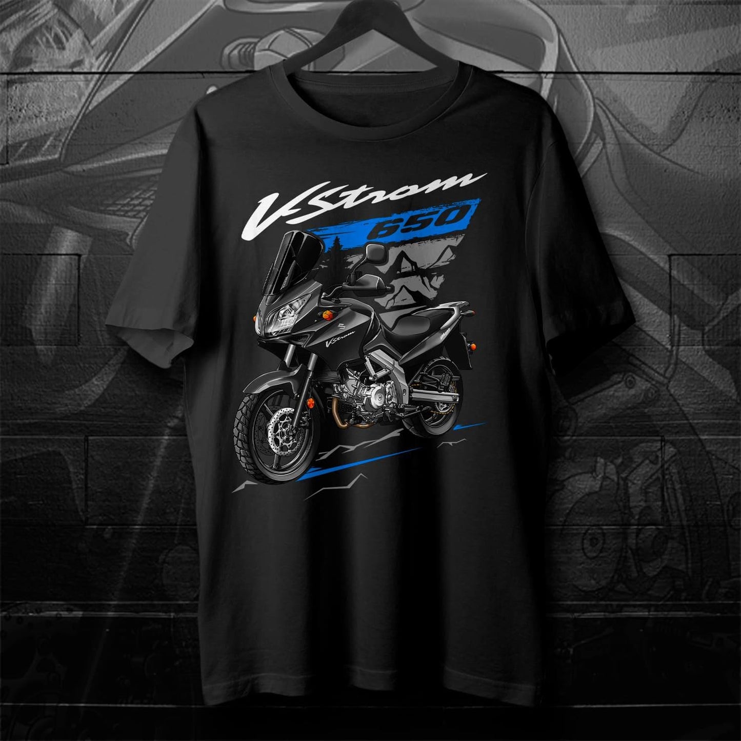 Suzuki V-Strom 650 2004-06 Inspired T-Shirt - Motorcycle Tee Shirt