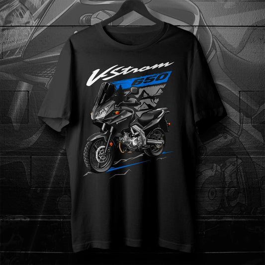 Suzuki V-Strom 650 2004-06 Inspired T-Shirt - Motorcycle Tee Shirt