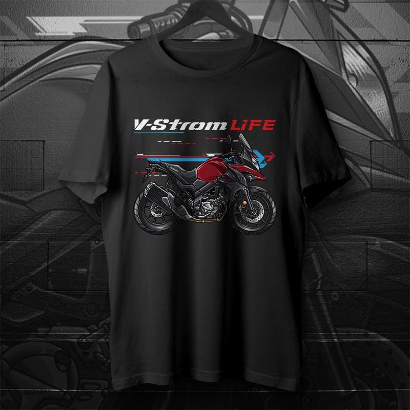 Suzuki V-Strom 650 2019-23 Inspired T-Shirt - Motorcycle Tee Shirt