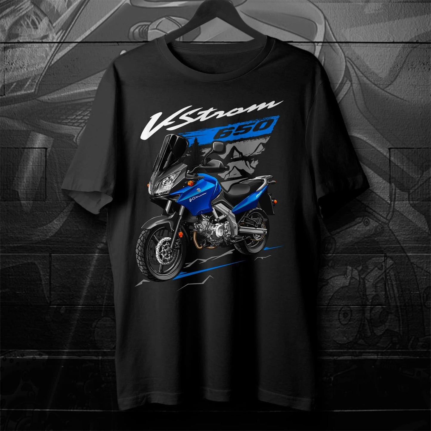 Suzuki V-Strom 650 2004-06 Inspired T-Shirt - Motorcycle Tee Shirt