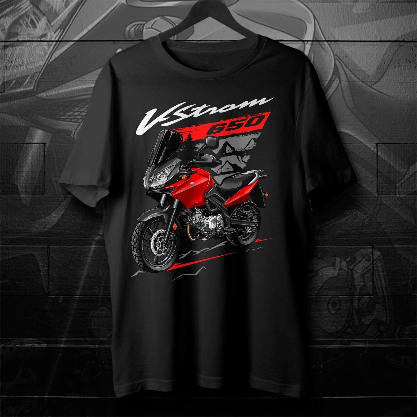 Suzuki V-Strom 650 2004-06 Inspired T-Shirt - Motorcycle Tee Shirt