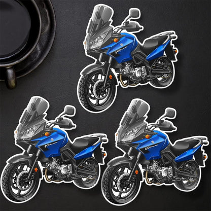 Suzuki V-Strom 650 2006-11 Inspired Stickers - Set of 3 Biker Motorcycle Decals