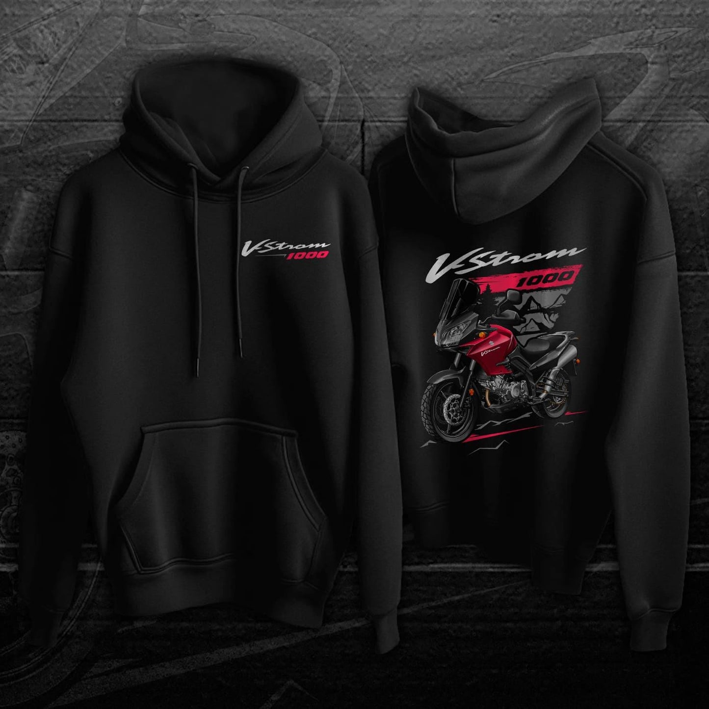 Suzuki V-Strom 1000 2002-06 Inspired Hoodie - Motorcycle Sweatshirt