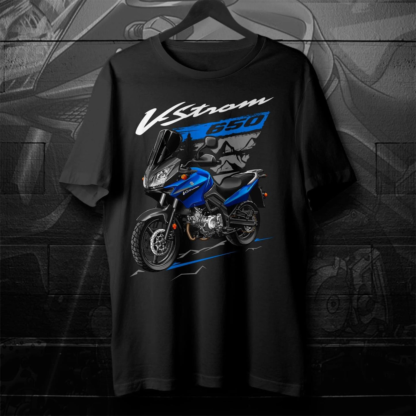 Suzuki V-Strom 650 2004-06 Inspired T-Shirt - Motorcycle Tee Shirt