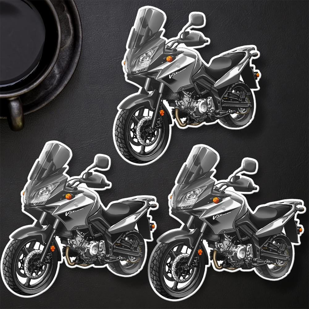 Suzuki V-Strom 650 2006-11 Inspired Stickers - Set of 3 Biker Motorcycle Decals