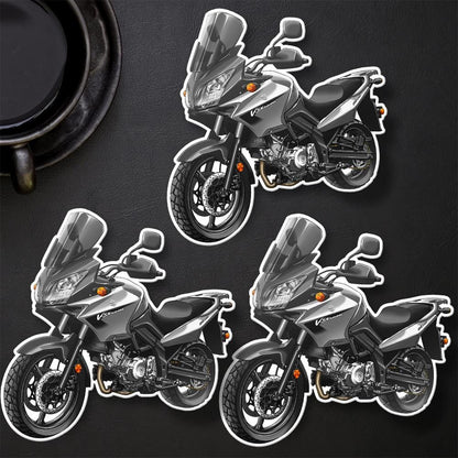 Suzuki V-Strom 650 2006-11 Inspired Stickers - Set of 3 Biker Motorcycle Decals