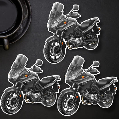 Suzuki V-Strom 650 2006-11 Inspired Stickers - Set of 3 Biker Motorcycle Decals
