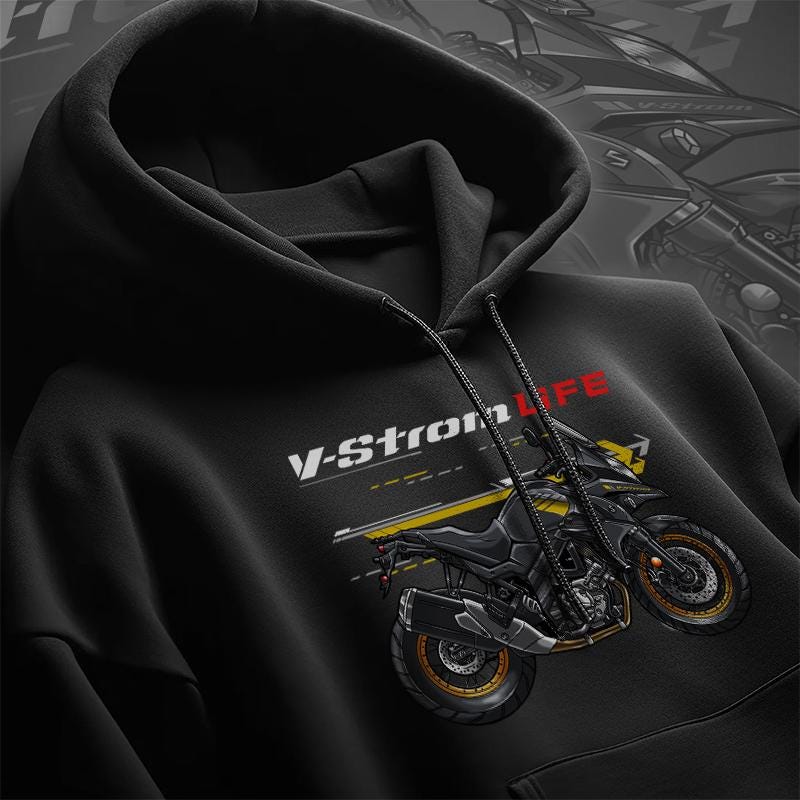 Suzuki V-Strom 650XT 2017-23 Inspired Hoodie - Motorcycle Sweatshirt