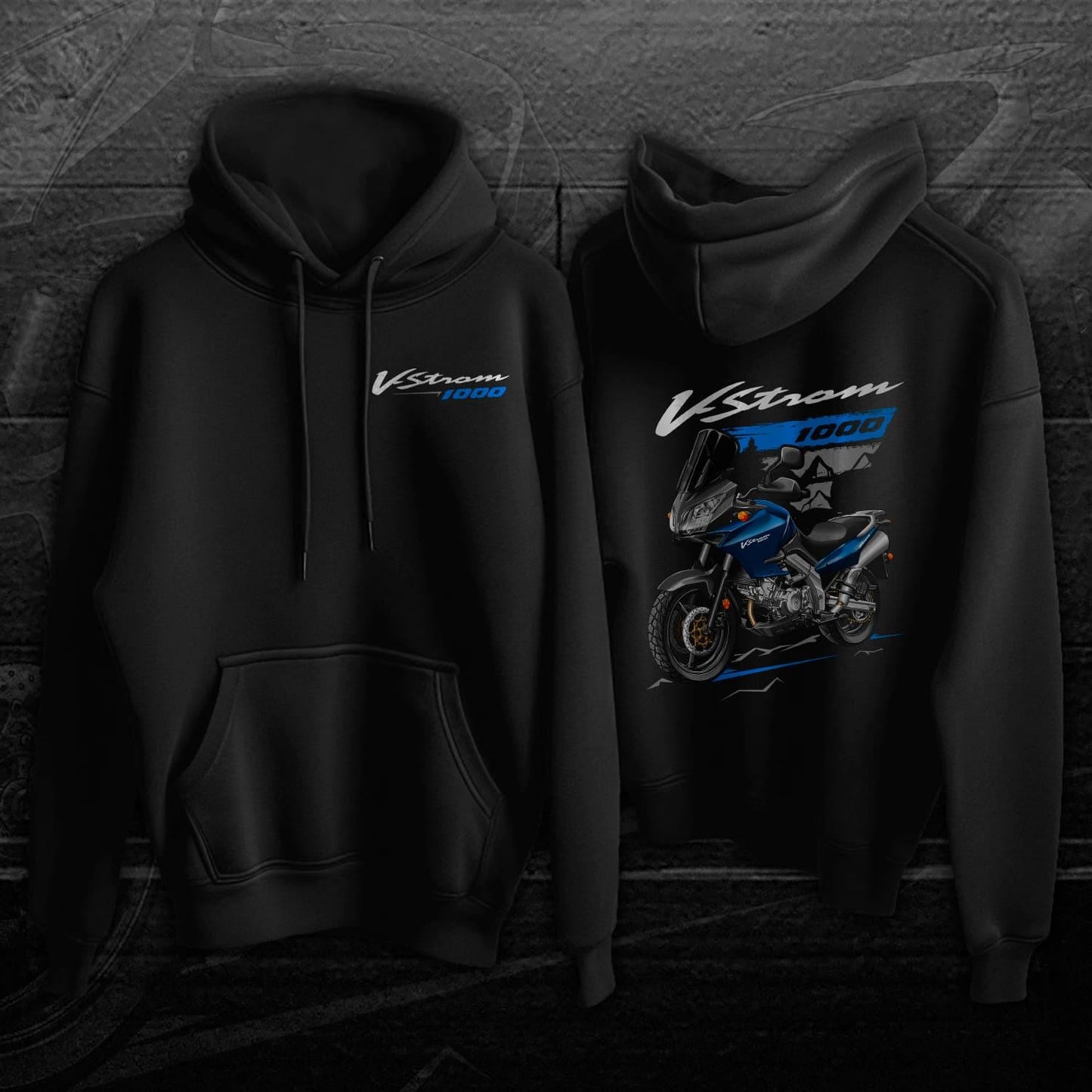Suzuki V-Strom 1000 2002-06 Inspired Hoodie - Motorcycle Sweatshirt