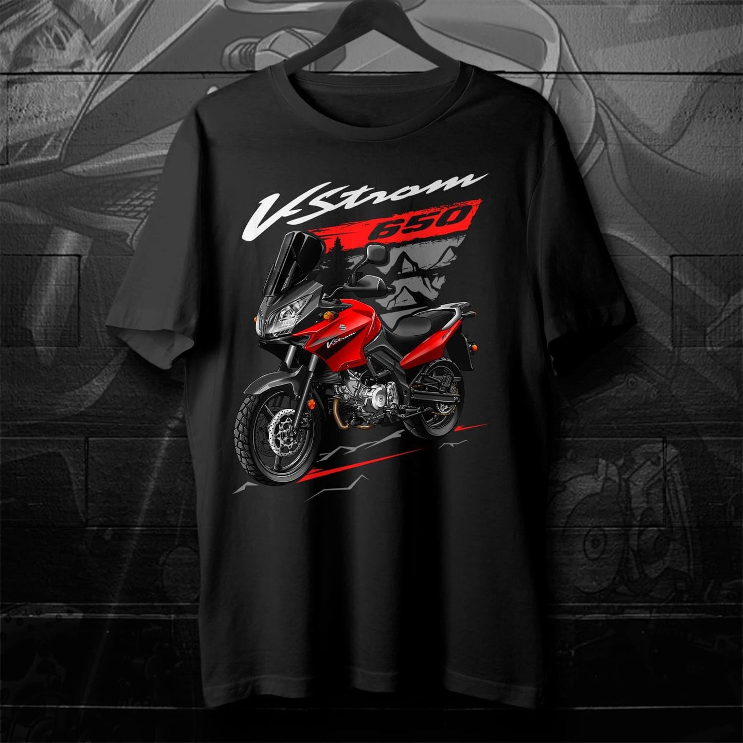 Suzuki V-Strom 650 2004-06 Inspired T-Shirt - Motorcycle Tee Shirt