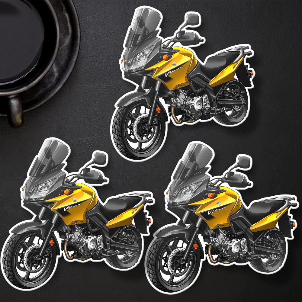 Suzuki V-Strom 650 2006-11 Inspired Stickers - Set of 3 Biker Motorcycle Decals